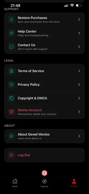 Dewel Movies screenshot 3