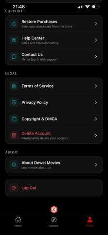 Dewel Movies screenshot