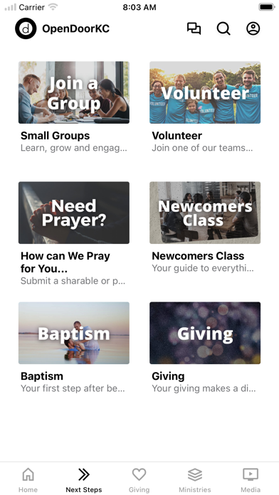 Open Door Baptist Church Screenshot