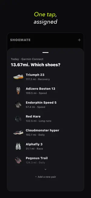 Shoemate: Shoe Mileage screenshot 2