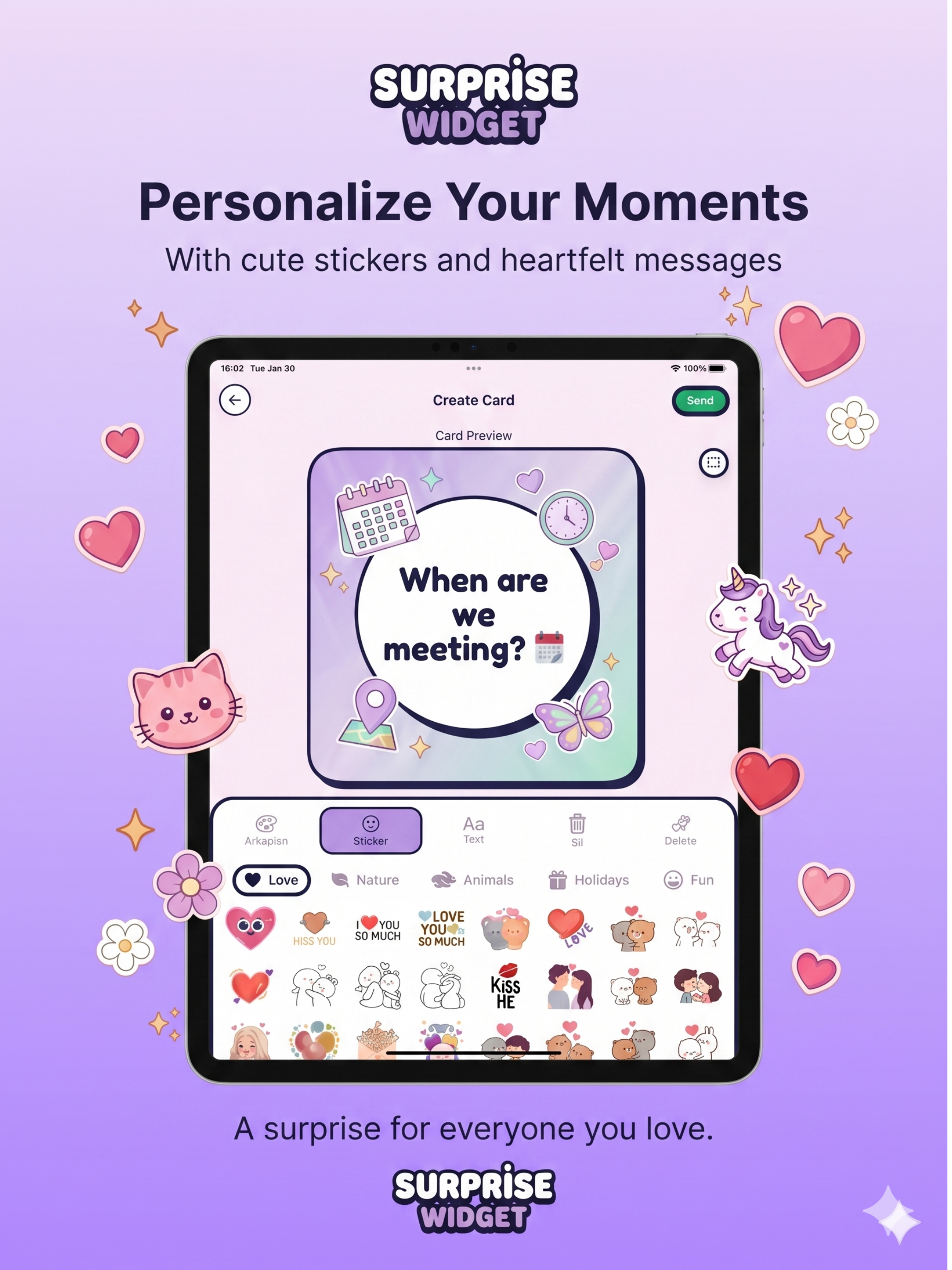 Surprise Widget
