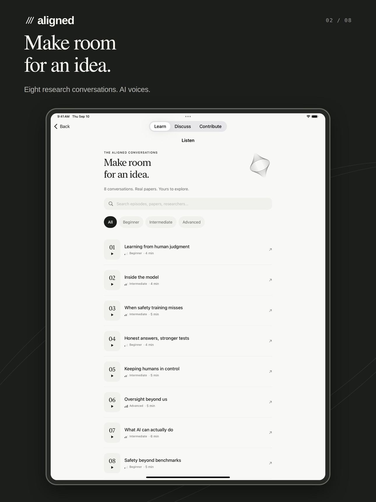 Screenshot 10 of Aligned: AI Safety Community