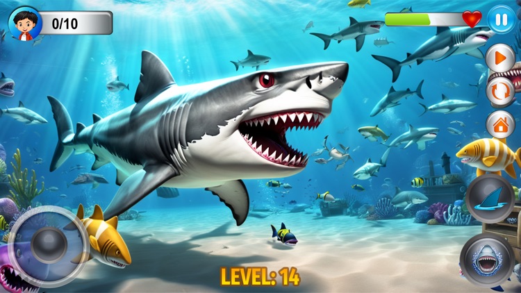 Angry Shark Simulator Games 3d