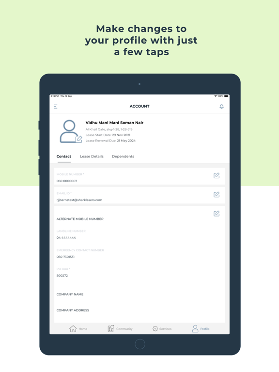 Dubai Residential iPad screenshot 5 - Business app