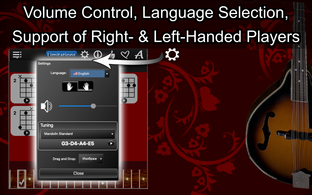 Mandolin Chords Compass Lite