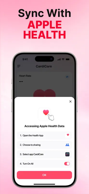 CardiCare - Heart Rate&Health screenshot 4 of 5