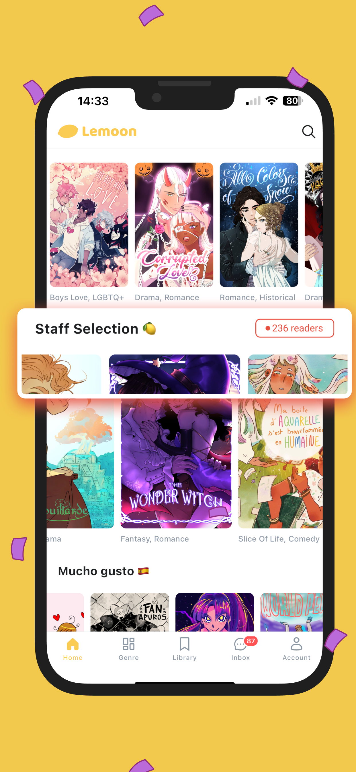 Lemoon: Comics & Webtoons screenshot 6