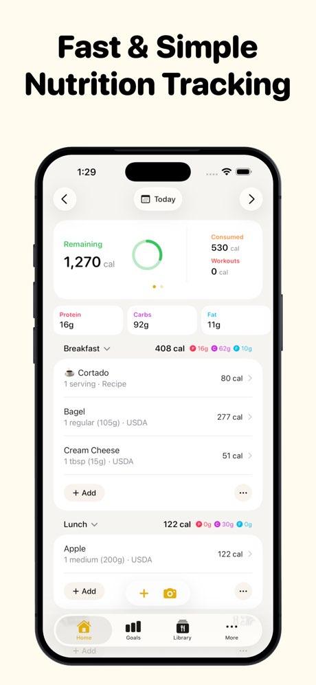 FitBee Calorie & Macro Counter screenshot 1