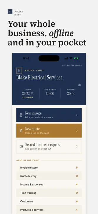 Invoice Vault screenshot 2
