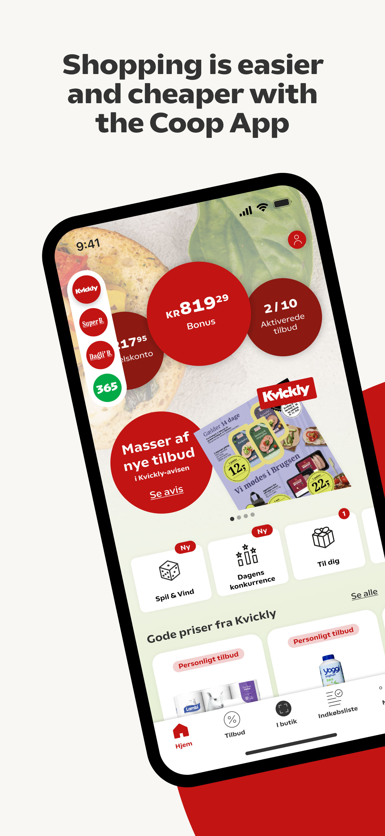 Coop. Scan&Pay, App offers