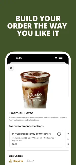 Awake Coffee Company screenshot 2