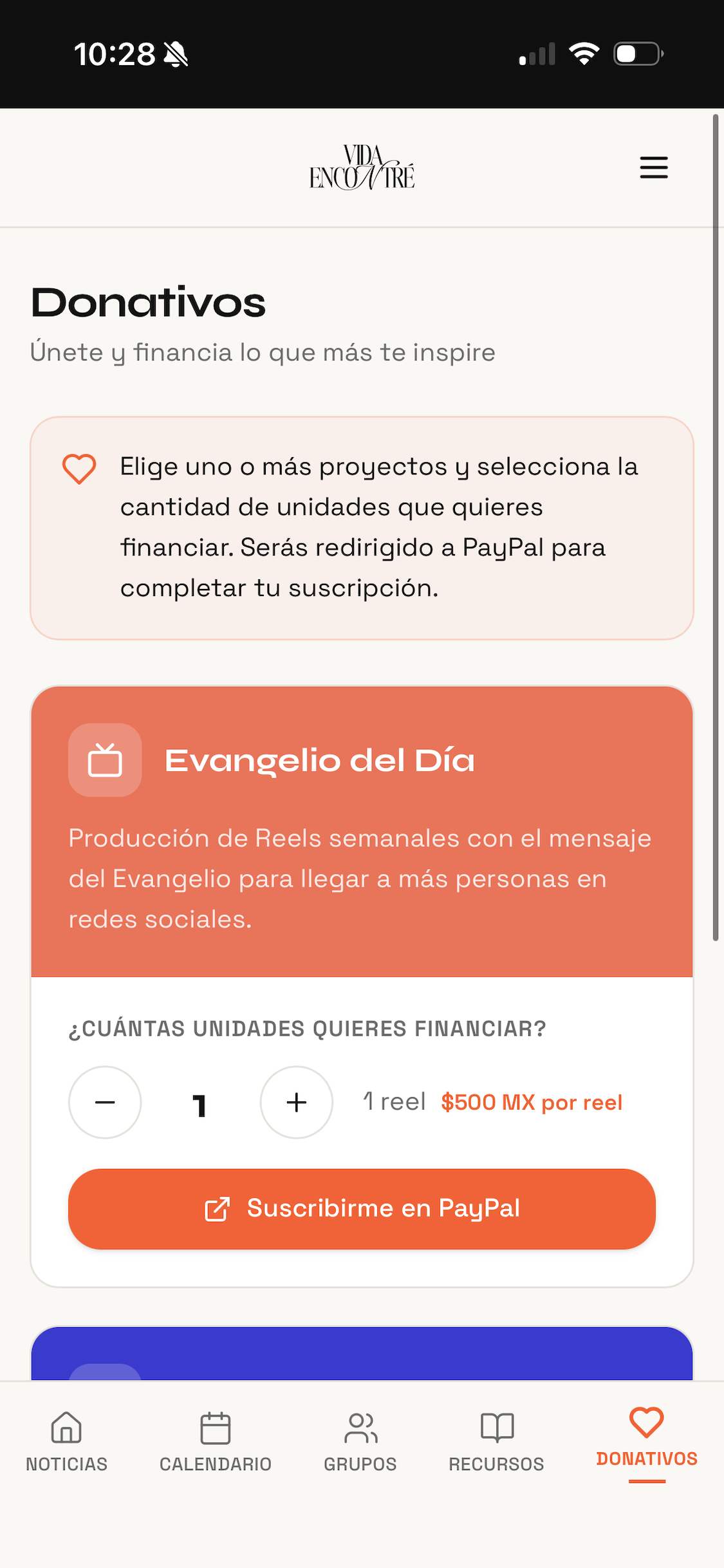 Vida Encontré Comunidad