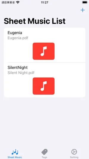 Sheet Music Manager screenshot 1