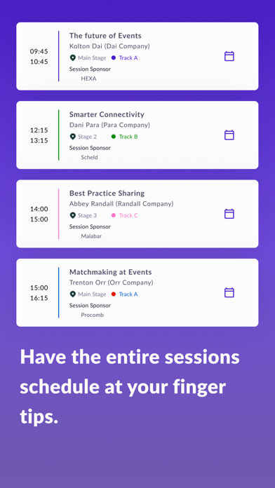 Finance Events Screenshot