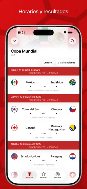 Mundial 2026 iPhone screenshot 1