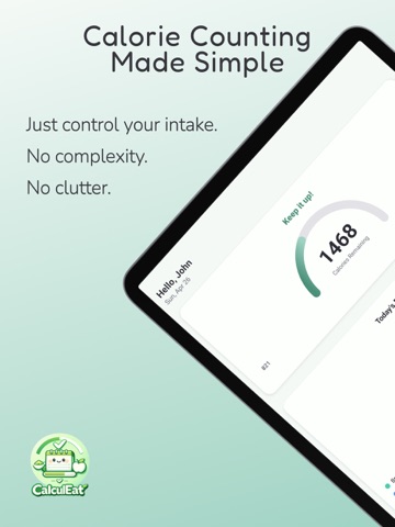 Calorie Counter - CalculEat iPad screenshot