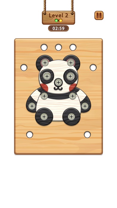 Wood Nuts & Screw Puzzle Screenshot
