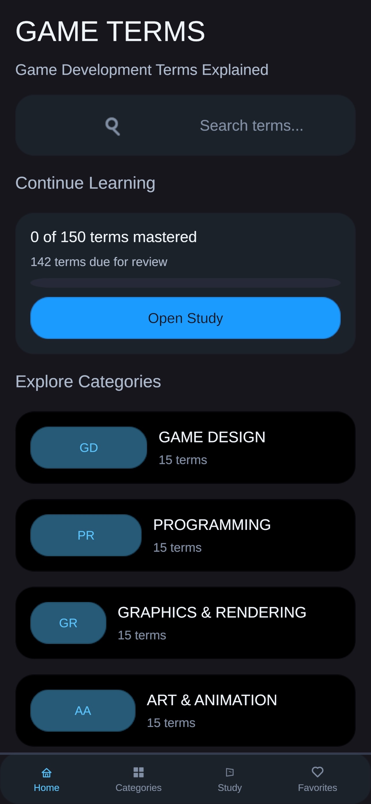 Screenshot 1 of GameTerms