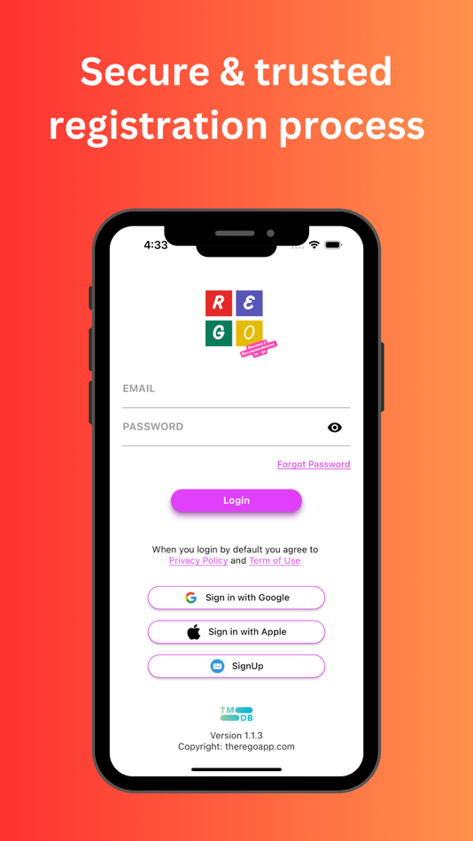 #1. REGO - Movie Social App (iOS) 由: Babyduck LLC