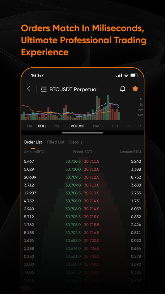 #5. Deepcoin: Trade Crypto (iOS) By: DEEPCOIN PTE. LTD