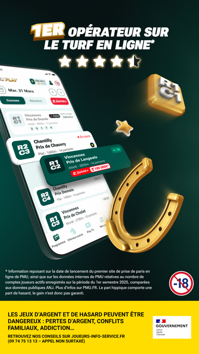 Screenshot #2 pour PMU PLAY - Sport, Turf & Poker