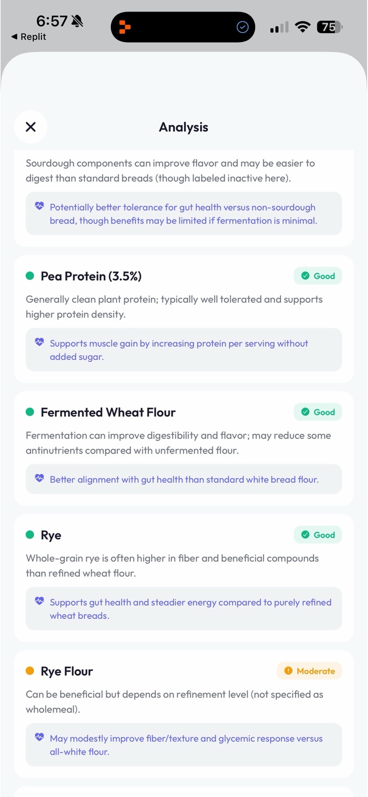 NutriScan: Food Label AI screenshot 4