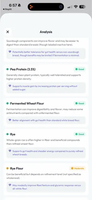NutriScan: Food Label AI screenshot 4