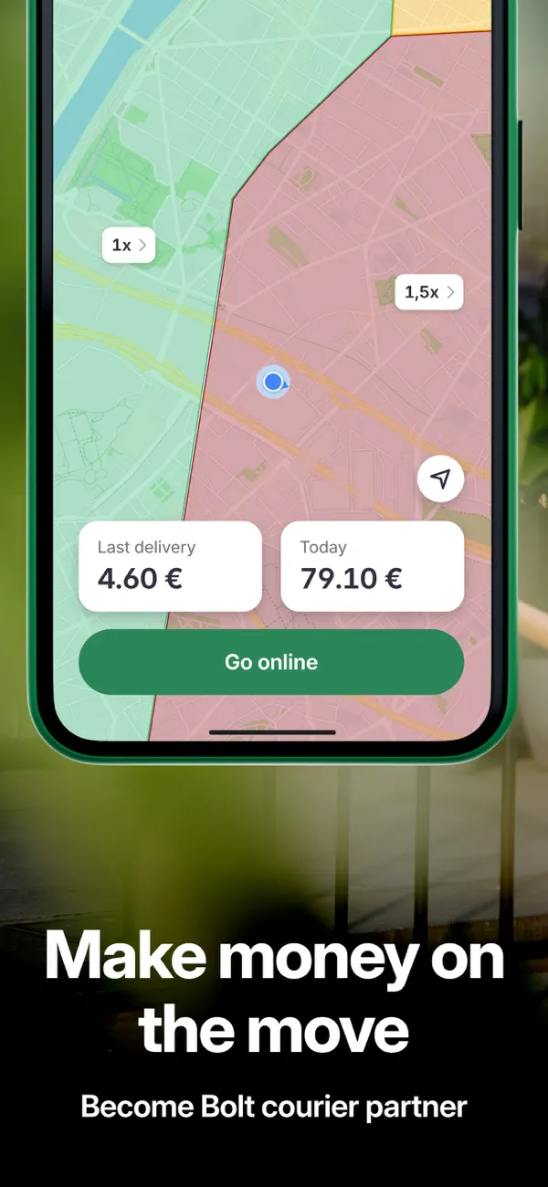 Screenshot #1 pour Bolt Food Courier