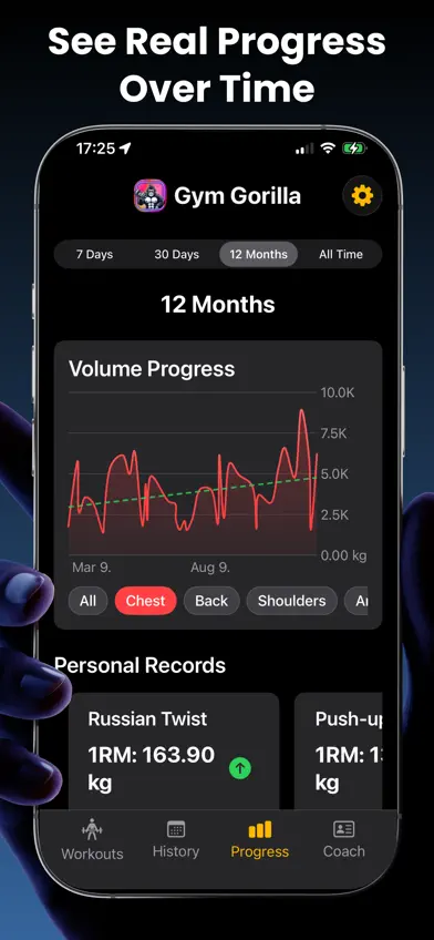 Gym Gorilla: Workout Tracker screenshot 2