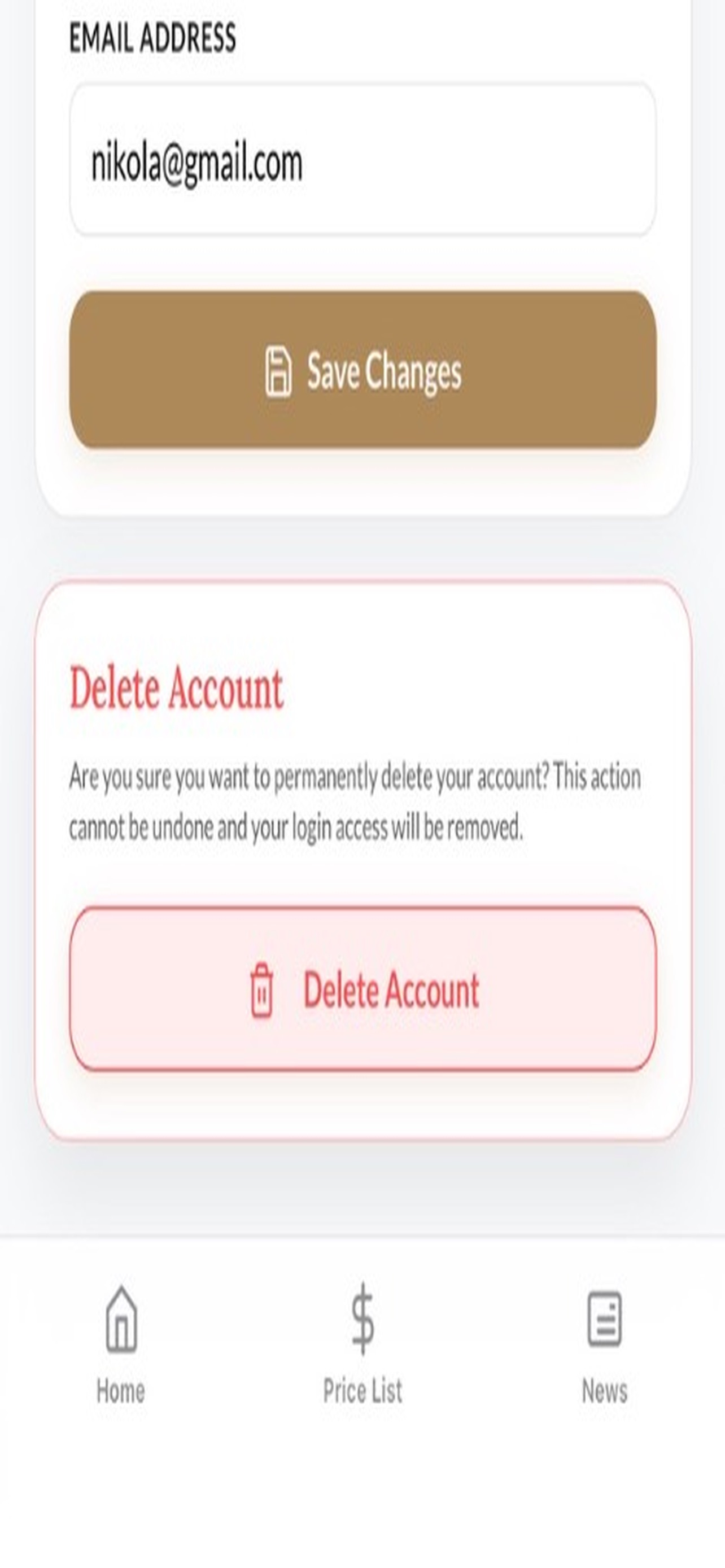 Screenshot 1 of White Clinic Belgrade App
