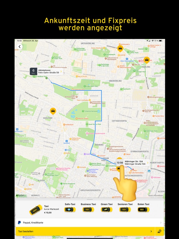 Screenshot #6 pour Taxi 40100 zum Fixpreis fahren