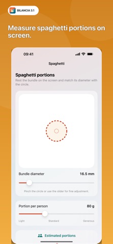 Kitchen Scales iPhone screenshot