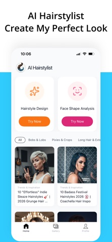 AI Hairstylist: AI Hair Design iPhone screenshot