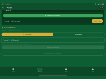 Photon Poker - Go LTC iPad screenshot