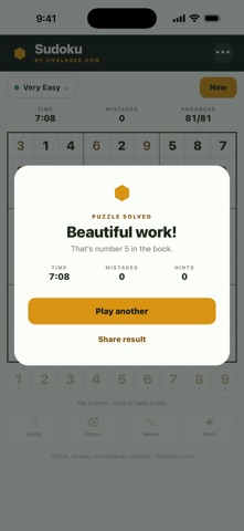 Sudoku by ChalkBee screenshot 4