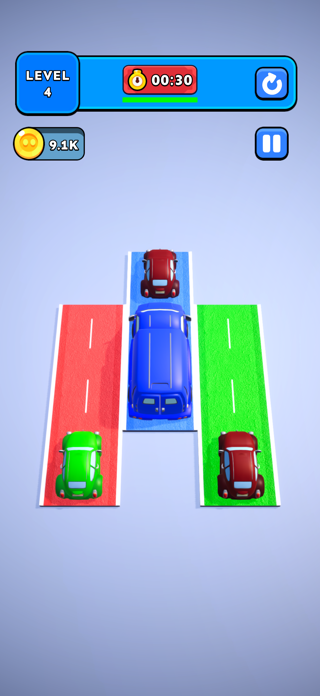 Lane Rush: Car Sort Screenshot 1 of 6