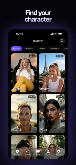 Solene: AI Character Chat screenshot 1