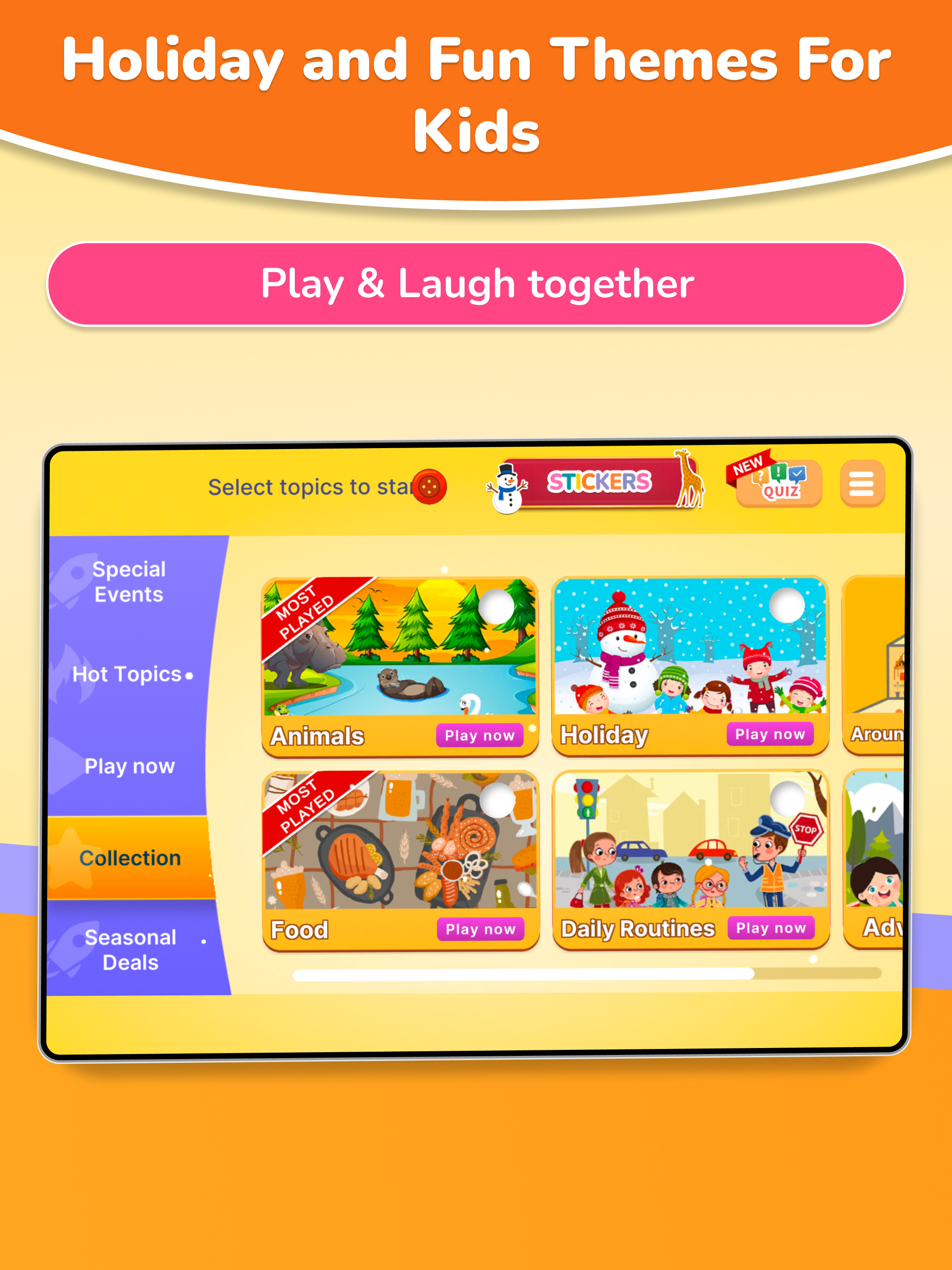 GiraffeGIX: Charades for Kids screenshot 17