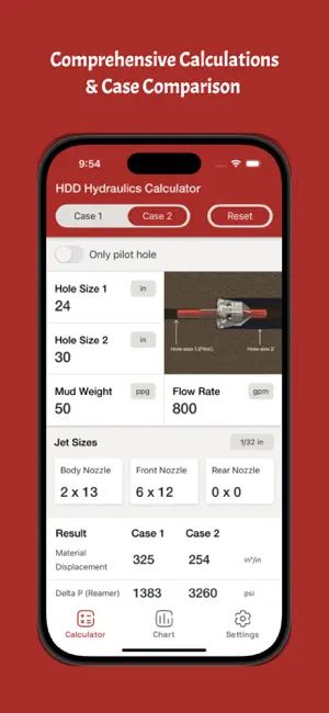 Inrock HDD HydroCalc screenshot 2
