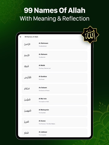 Holy Quran & Prayer for Muslim iPad screenshot