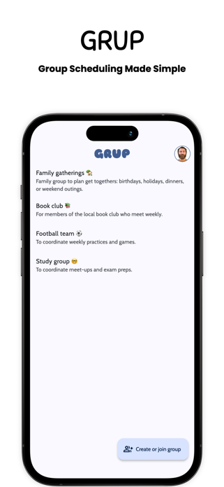 Shared Calendar & Events. GRUP Screenshot 1 of 5