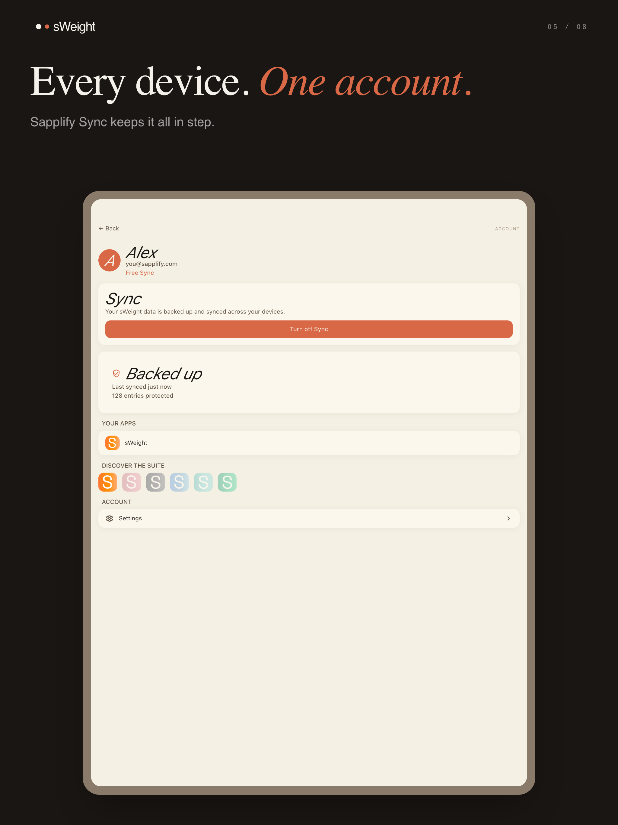 sWeight - Weight Loss Tracker screenshot 13