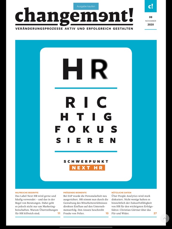 Screenshot #6 pour changement - das Magazin