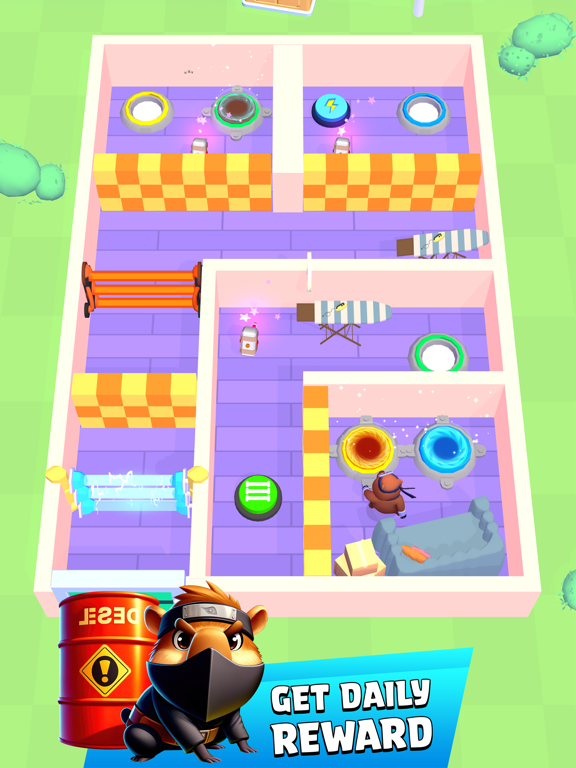 Capybara Escape: Ninja Game iPad screenshot