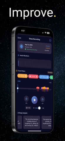 SleepTide: Tracker & Sounds Screenshot 3 of 6
