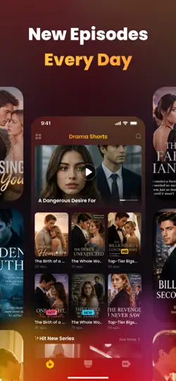 Captura de pantalla de Drimix – Mini Drama Hub en iPhone 2