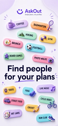 AskOut: Post & Join Plans iPhone screenshot 8