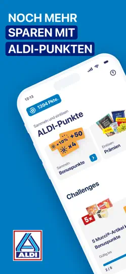 Screenshot von ALDI Luxemburg auf dem iPhone 1