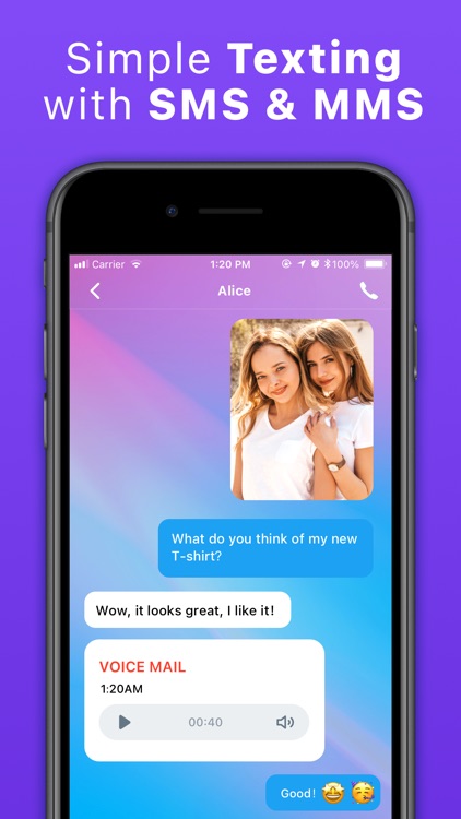 Text App: Wifi Calling+Texting screenshot-3