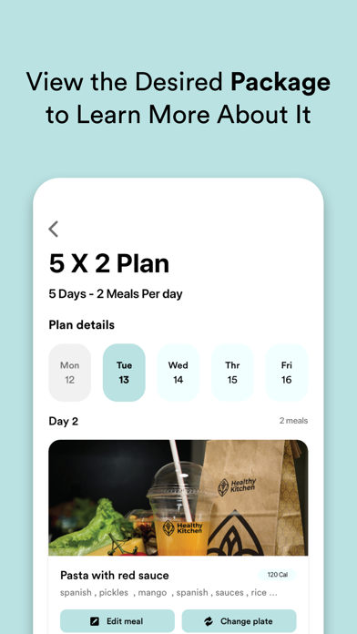 Healthy Kitchen App Screenshot